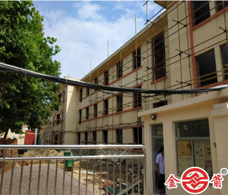 泰安聋哑学校北教学楼北立面照片